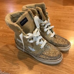Women’s Sperry TopSider Boots Size 7 1/2 🎄 🎅🏻
